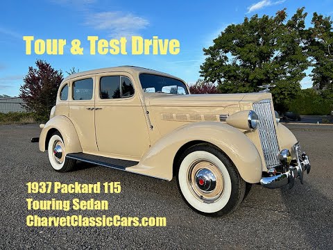1937 Packard 115 Tour and Test Drive - Charvet Classic Cars