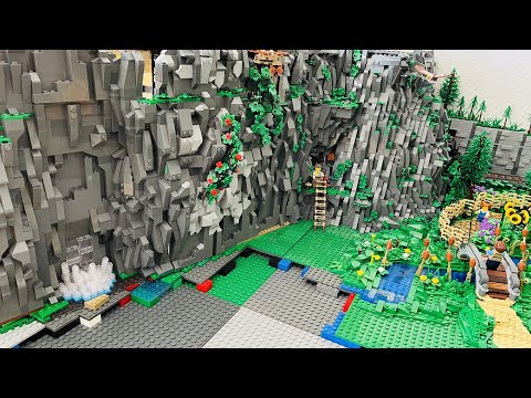 Brick City 113 - Die erste Seite vom Berg wird fertig - Wir kümmern uns um die Begrünung.