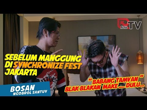 Sebelum manggung di #synchronizefest, Babang Tamvan "Salut Buat Para Youtuber"