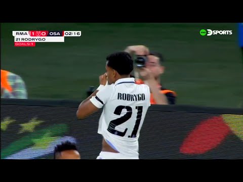 Gol De Rodrygo vs Osasuna • Final Copa Del Rey 2023
