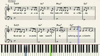 Positions - Ariana Grande  Piano sheet music
