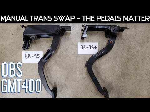 OBS GMT400 Clutch Pedal Assembly Differences