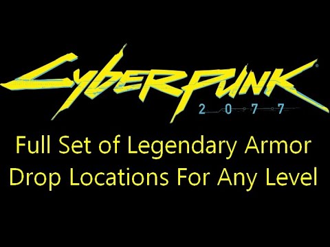 Full Set of Any Level Legendary Armor Locations in Cyberpunk 2077