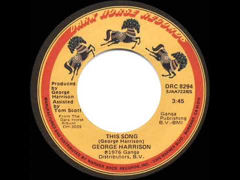 1976 HITS ARCHIVE: This Song - George Harrison (stereo 45 single version)