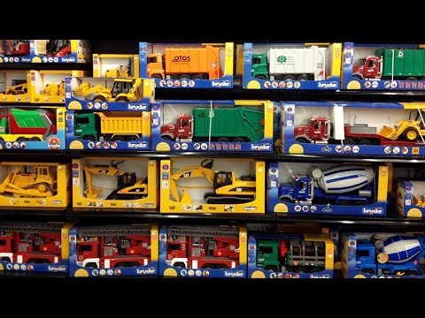 CHILDREN’S TOYS FOR CHILDREN. VIDEO CAR TRUCK CRANE TRACTOR EXCAVATOR