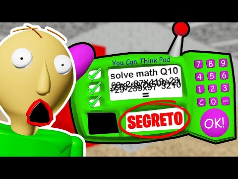 LA RISPOSTA AL QUIZ IMPOSSIBILE DEL MAESTRO! - Baldi's Basics