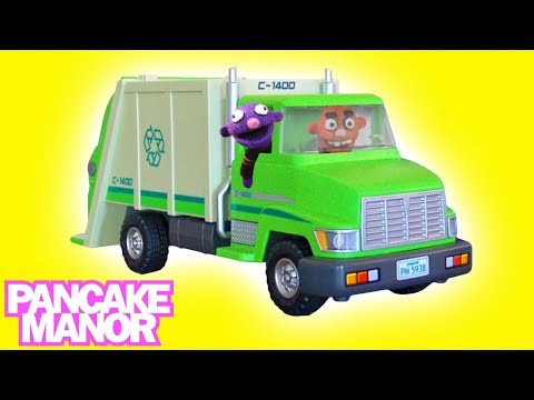 子供のためのリサイクルトラックの歌♫｜子供のためのゴミ収集車｜パンケーキマナー (RECYCLING TRUCK SONG for Kids ♫ | Garbage Trucks for Children | Pancake Manor)