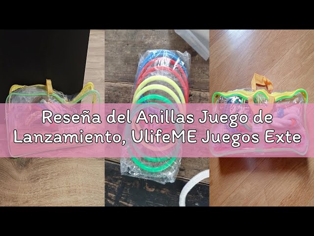 Vídeo relacionado con flintronic 36PCS Sports Day Kit, Juegos de Carreras de Sacos, Juegos al Aire Libre-, Huevo y Cuchara, Juego de Lanzamiento de Anillos, Medalla y Silbatos, Juegos para Exteriores Deportivo para Niños