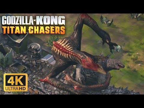 Godzilla vs Skullcralwer Alpha 4K/No UI (Full Fight + Ending) - Godzilla x Kong Titan Chasers