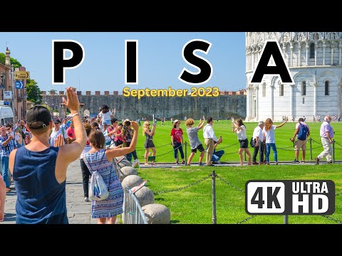 Pisa, Italy 🇮🇹 - Summer 2023 - 4K 60fps HDR Walking Tour