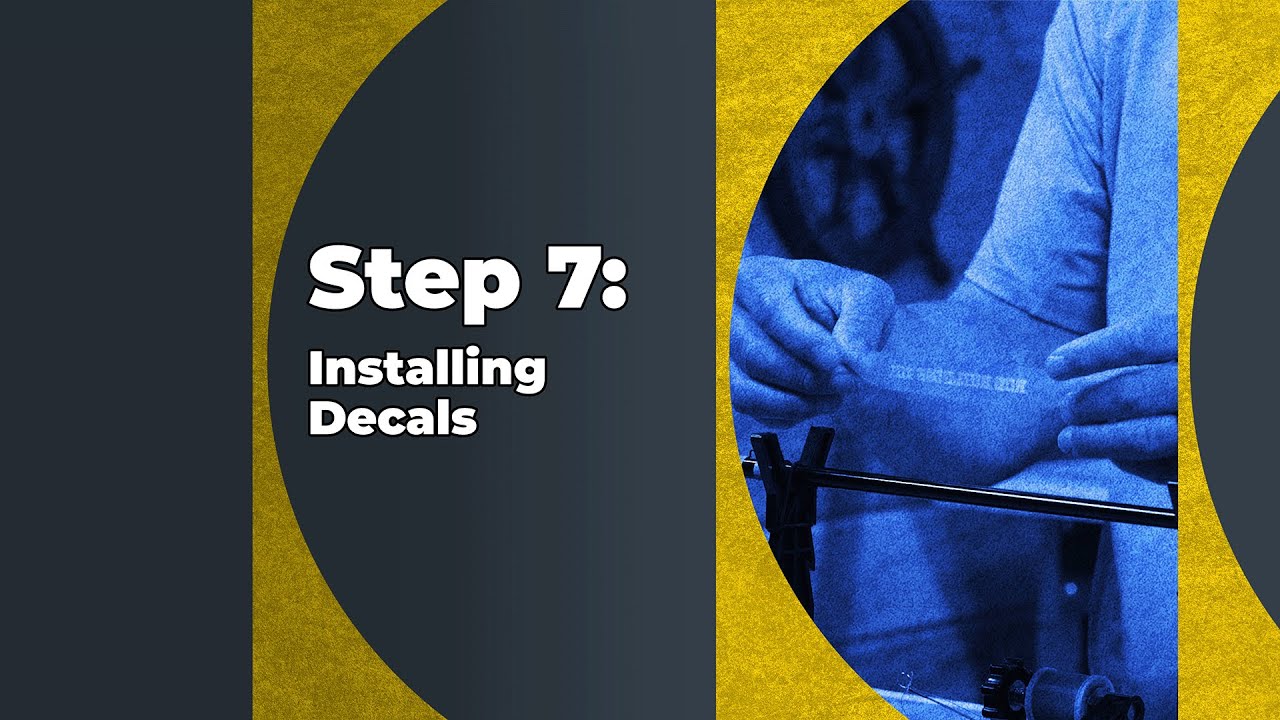 Step 7: How To Install Decals On Your Rod Build - Rod Building 101