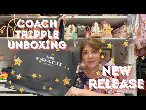  New Coach Release -Triple Coach Unboxing. One sold out so fast! 