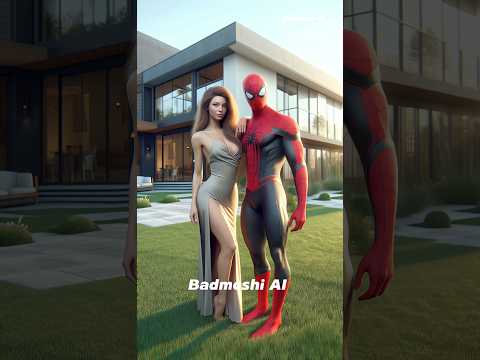 Kon Karega Supergirl se Shadi❤️ Spiderman, Deadpool ya phir Venom #shorts #ai #aivideo