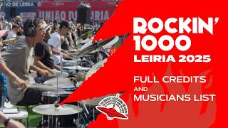 Leiria 2025 Show – Full Credits & Musicians List | Rockin’1000