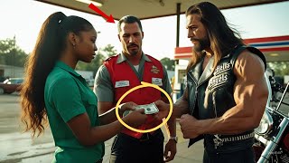 Black Woman Pays for a Hells Angel’s Gas, The Next Day, Dozens of Bikers Show Up at Her Door