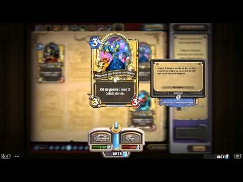 HearthStone: Carte dorée Prophète du Cercle terrestre (Earthen Ring Farseer golden card)