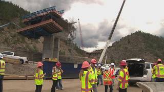 CDOT crews celebrated start of bridge construction, I-70 Floyd Hill project reaches halfway mark