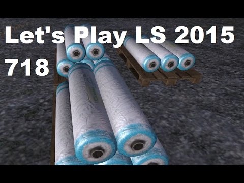 Let's Play Landwirtschafts Simulator 2015 #718 Wo waren noch die Netzrollen #LS15 HD deutsch mod map