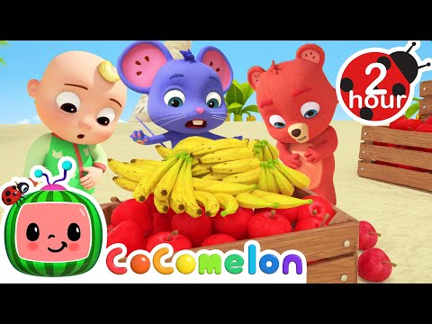 Apples and Bananas 🍎🍌 | Cocomelon - Nursery Rhymes | Fun Cartoons For Kids