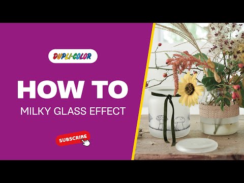 DUPLI-COLOR Milk Glass Spray | How to MILKY GLASS