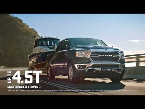 YouTube Video of the RAM 1500 Big Horn® ‐ Eats Up Challenging Tows!