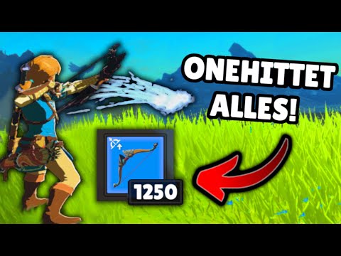 How to get the 1250 damage OP bow in Zelda BotW WITHOUT MODS (Tutorial)