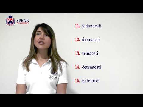 Lesson 7.2 Serbian language - Numbers up to 20