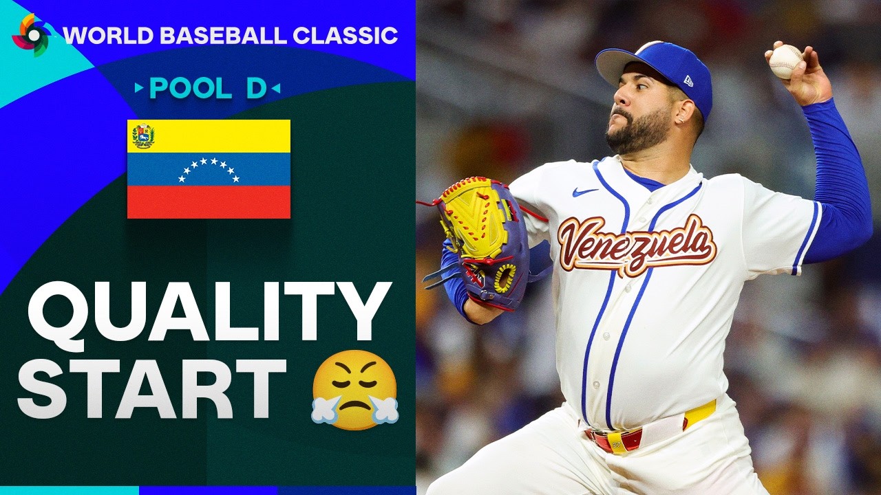 Enmanuel De Jesus SHINES for Team Venezuela (8 strikeouts over 5 innings) 👏 | World Baseball Classic