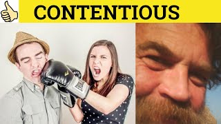 🔵 Contentious - Bone of Contention - Contentious Meaning - Bone of Contention Examples - GRE 3500