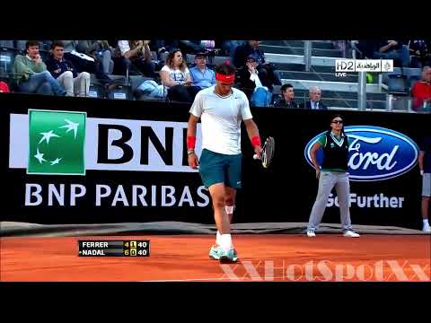 Nadal vs. Ferrer - Rome QF 2013 (HD)