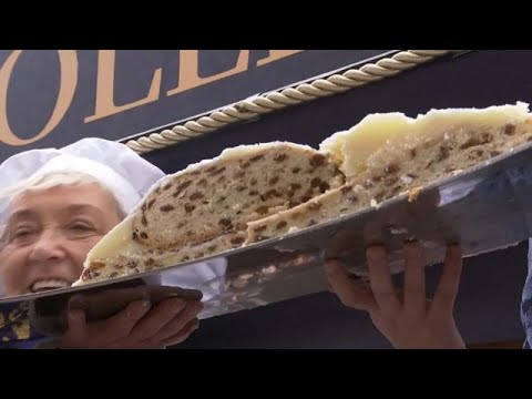 3,9 Tonnen Stollen in Dresden aufgetischt