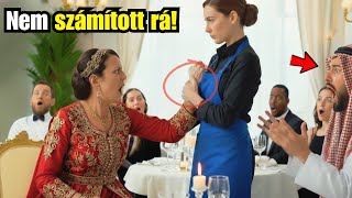 Mindenki félt a sejk feleségétől, aki arabul próbálta megalázni a pincérnőt… de nem várta választ