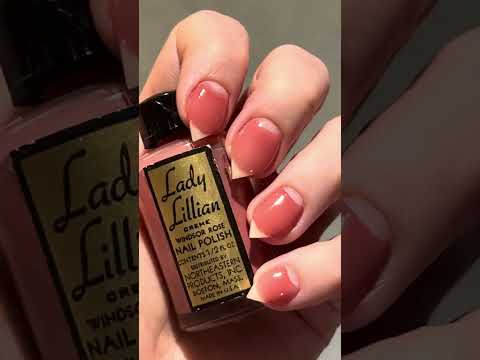 Tutorial + History: 1930s Lady Lillian Half Moon Manicure and a Positive Lead Test 👀🫆🔍