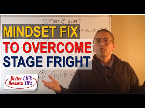 010 Presentation Skills for Students in English - How to Overcome Stage Fright in Presentations Video