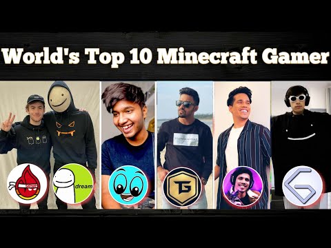 Who Is No.01 Minecraft gamer in World || Top 10 Minecraft Legends 2022 || Techno Gamerz, Dream