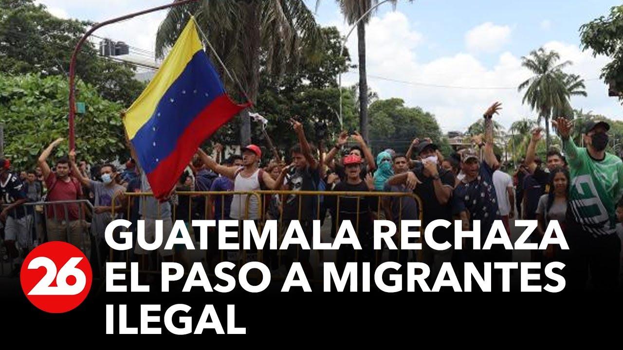 Guatemala rechaza migrantes ilegales