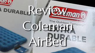 Review AirBed Coleman Extra Durable