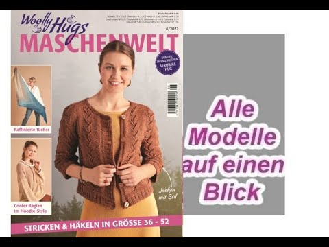 Woolly Hugs Maschenwelt 6/2022 - Blick ins Heft