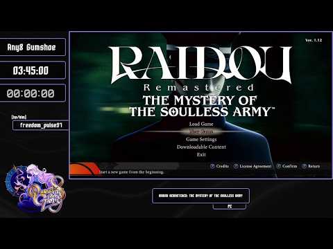 Raidou Remastered Any% Gumshoe by Freedom_Pulse97 - Questing for Glory 8
