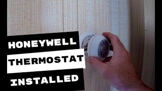 Honeywell Standard T87 Thermostat Installed