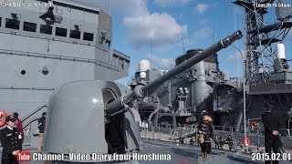 preview picture of video '呉市 海上自衛隊巡りPart11 呉地方隊艦艇一般公開 訓練支援艦くろべ2/3 Kure City JMSDF Tour,Training support ship Kurobe,Hiroshima'