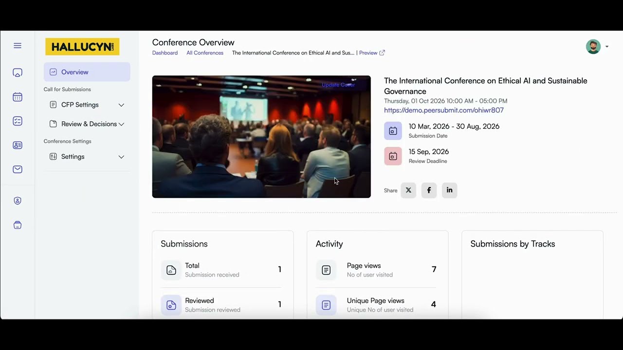 Configure Conference Settings