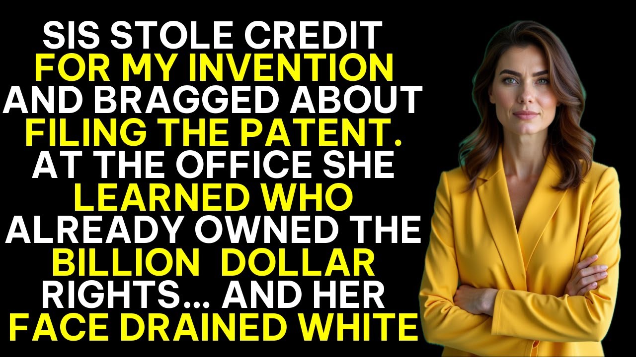 Sister Stole My Invention and Patent — But I Already Owned the Billion-Dollar Rights