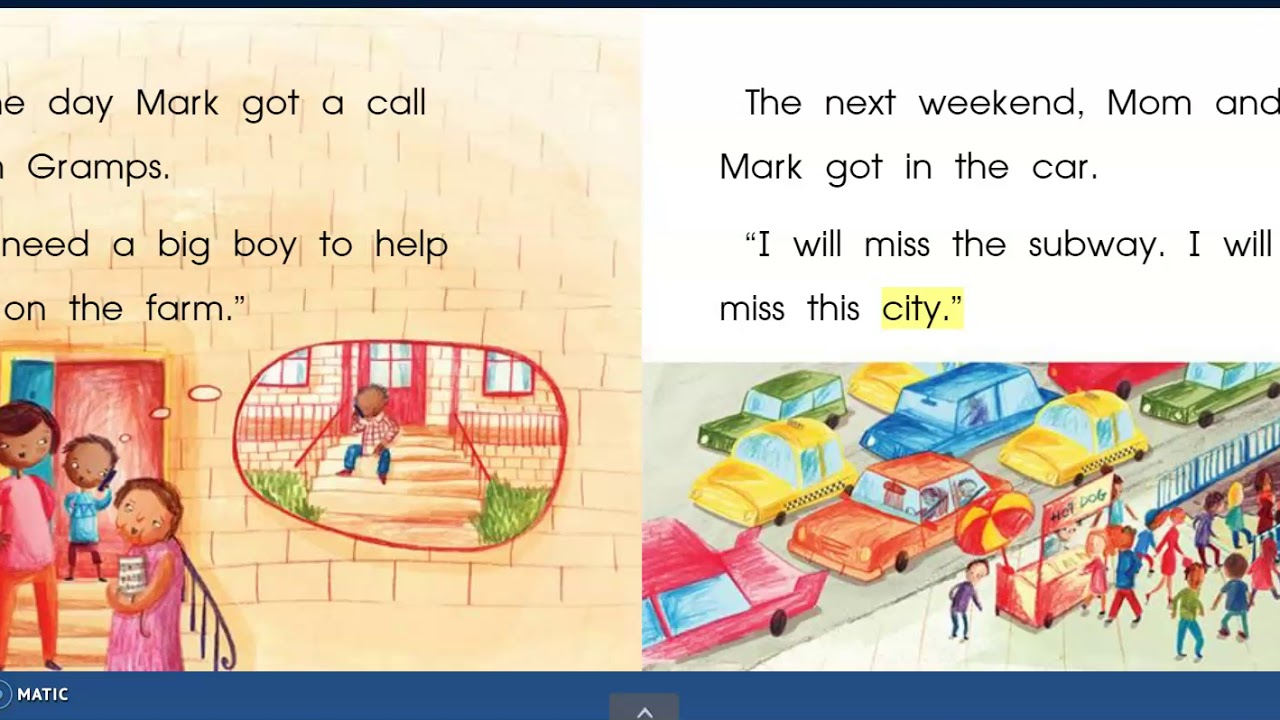 Decodable Reader Unit 8 Week #1