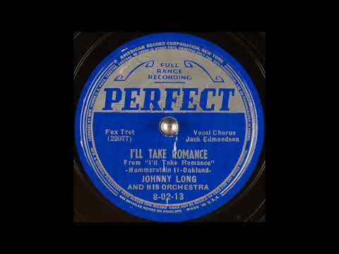 Johnny Long & his orchestra - I'll Take Romance (1937)