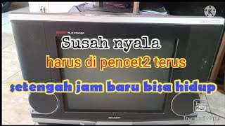 Download lagu How to fix a Sharp TV that is difficult to turn on, wait half an hour before it turns on mp3
