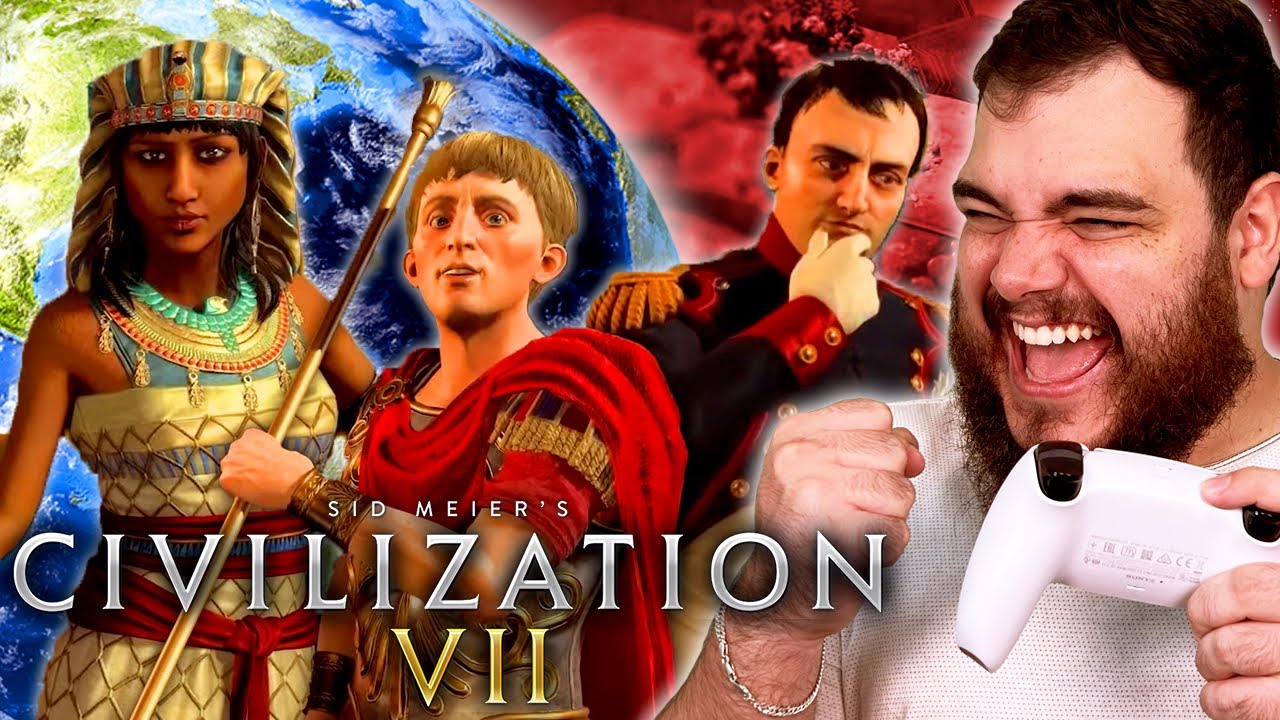 CIVILIZATION 7 - Gameplay explorando TODAS AS ERAS!