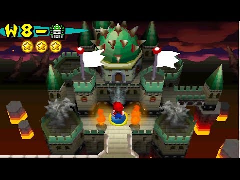 World 8-Castle2 | Star Coins | New Super Mario Bros DS