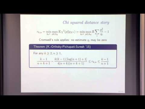 On Learning Distributions from their Samples