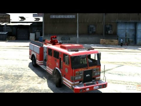 GTA V PS3 Gameplay / Walkthrough / Playthrough / 1080P Part 102 - Fire Truck
